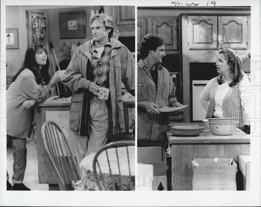 Press Photo Nbc Television show The Mommies strarring Marilyn Kentz,Jere Burns - Historic Images