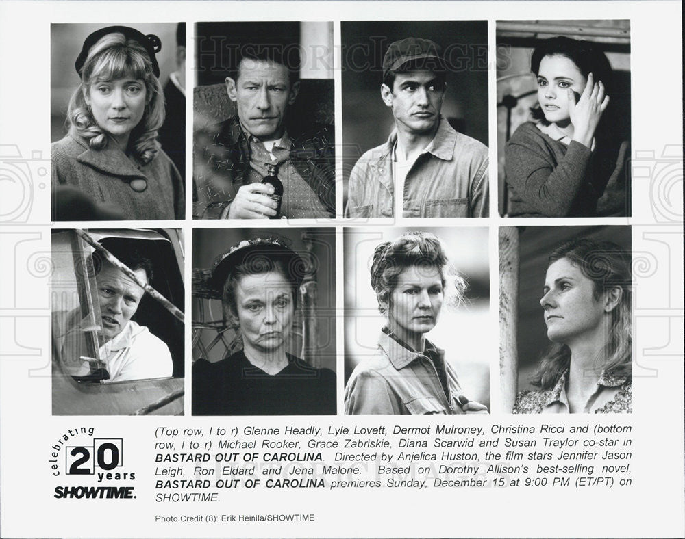 Press Photo Glenne Headly Lyle Lovett Dermot Mulroney Christina Ricci Michael - Historic Images