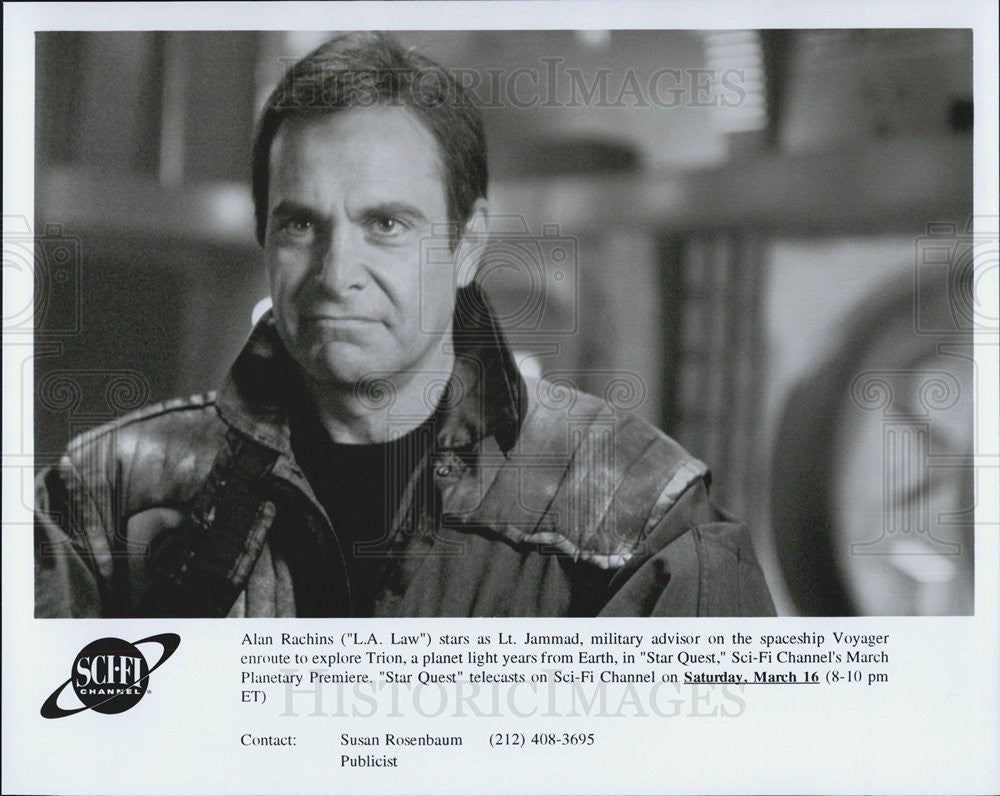 Press Photo Actor Alan Rachins In