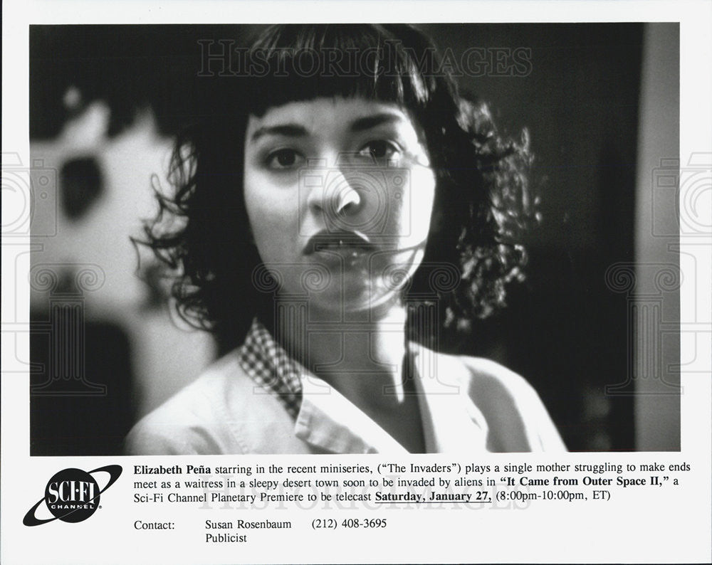 Press Photo Elizabeth Pena in &quot;It Came from Outer Space II&quot; - Historic Images