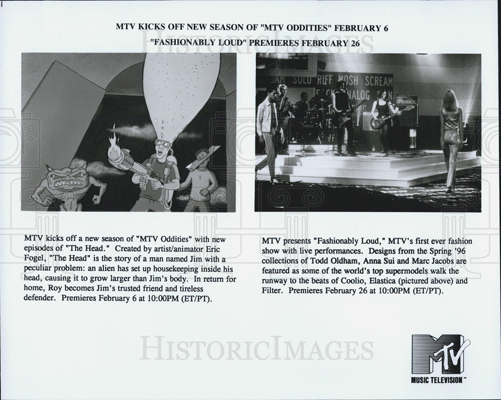 Press Photo MTV Scenes The Head Fashionably Loud Fashion Show - Historic Images