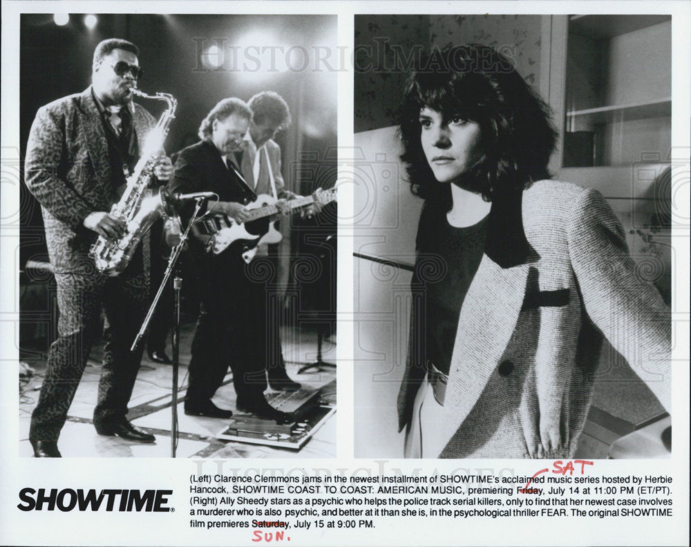 Press Photo Showtime Coast To Coast Series Clarence Clemmons Fear Ally Sheedy - Historic Images