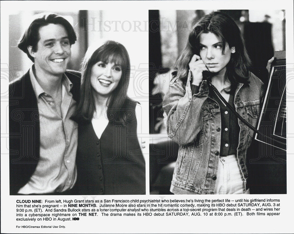 The Net Movie Release PRINT AD - 1990 ~~ Sandra Bullock