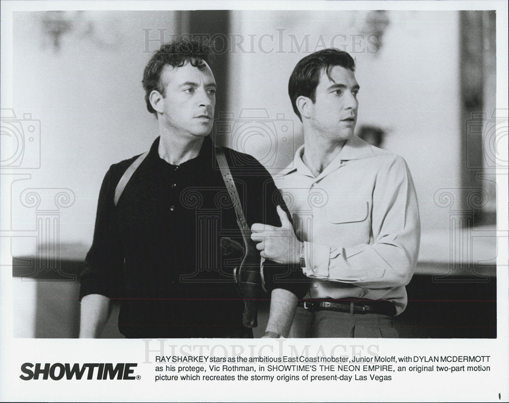 Press Photo Ray Sharkey Dylan McDermott Actors Neon Empire - Historic Images