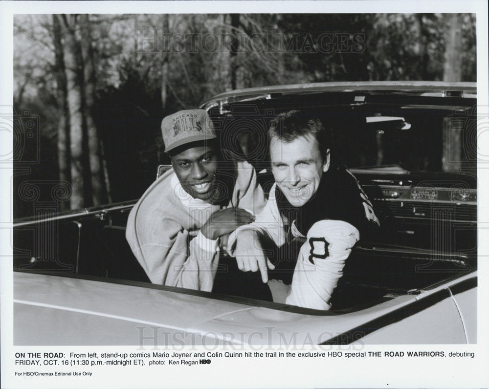 Press Photo Mario Joyner Colin Quinn Comedians Road Warriors - Historic Images