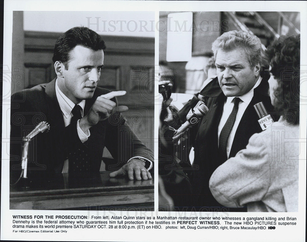 Press Photo Perfect Witness, HBO Film Premier. - Historic Images