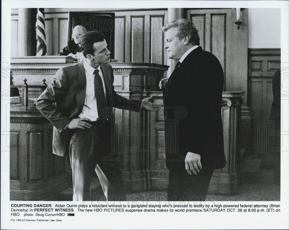 Press Photo HBO exclusive film premier&quot;Perfect Witness&quot;. - Historic Images