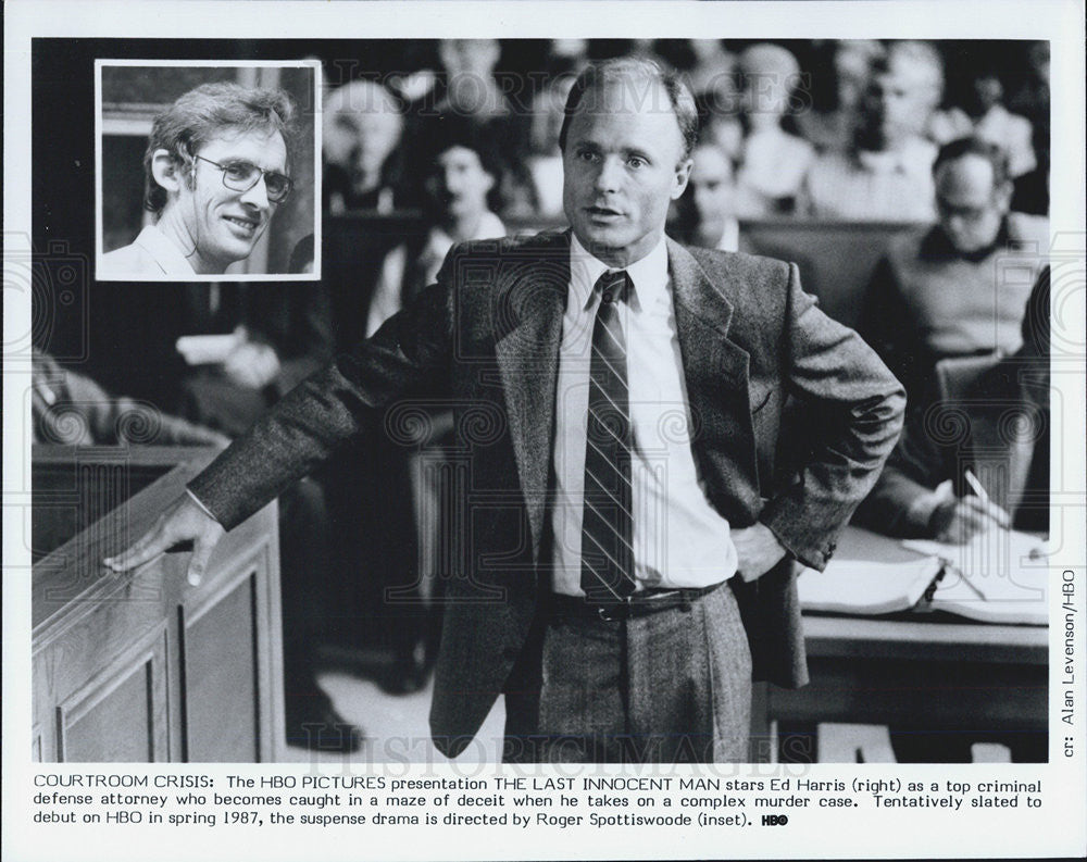 Press Photo Ed Harris stars in &quot;The Last Innocent Man&quot; - Historic Images