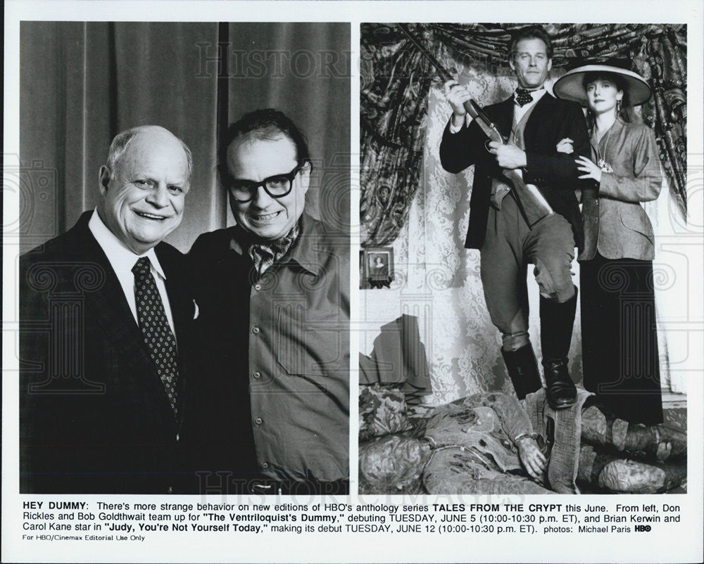 Press Photo Don Rickles, Bob Goldthwait, Brian Kerwin and Carol Kane - Historic Images