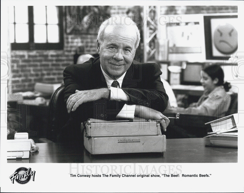 Press Photo Tim Conway hosts "The Beef: Romantic Beefs" - Historic Images