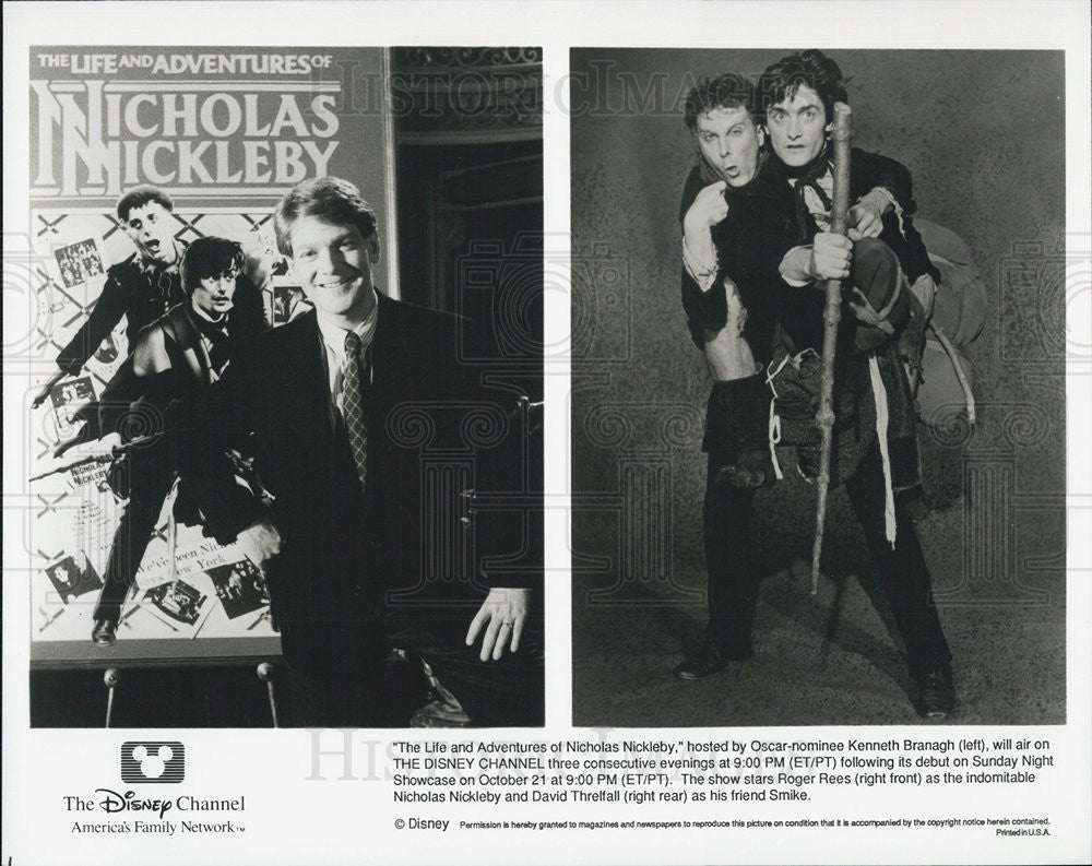 Press Photo Disney Channel premier &quot;The Life and Adventure of Nicholas Nickleby&quot; - Historic Images