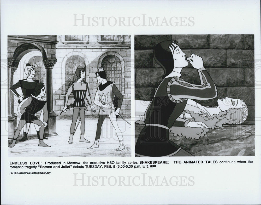 Press Photo HBO Shakespeare:The Animated Tales&quot; - Historic Images