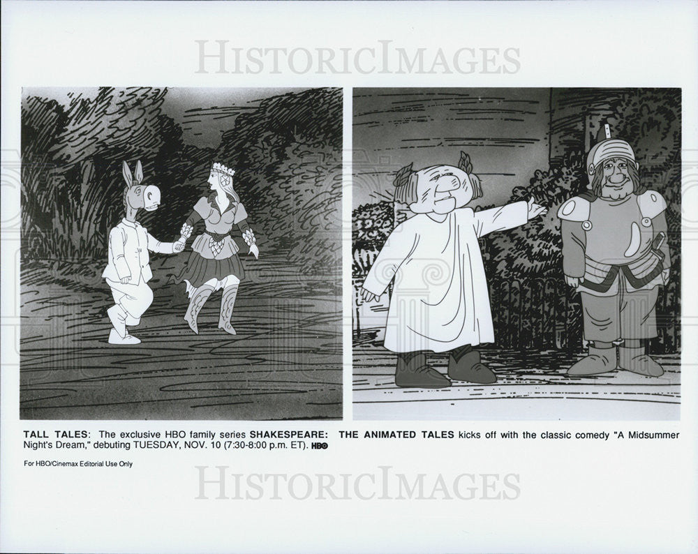 Press Photo HBO Shakespeare: The Animated Tales - Historic Images