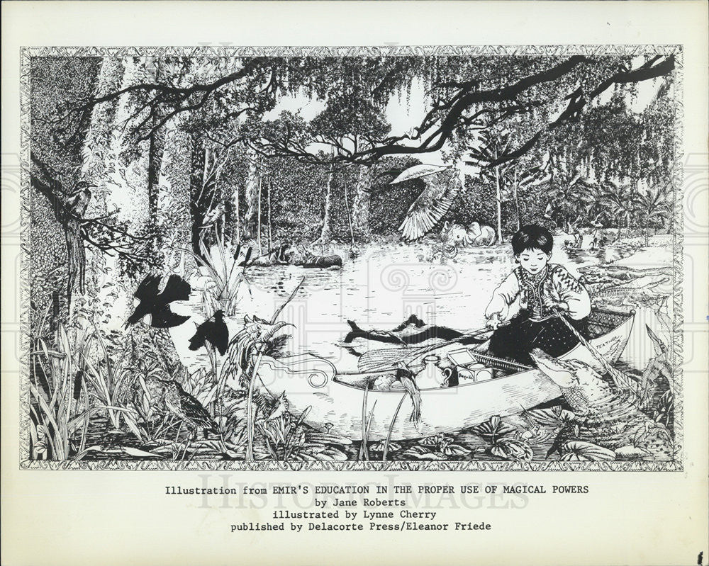 Press Photo Illustration from book by Jane Roberts - Historic Images