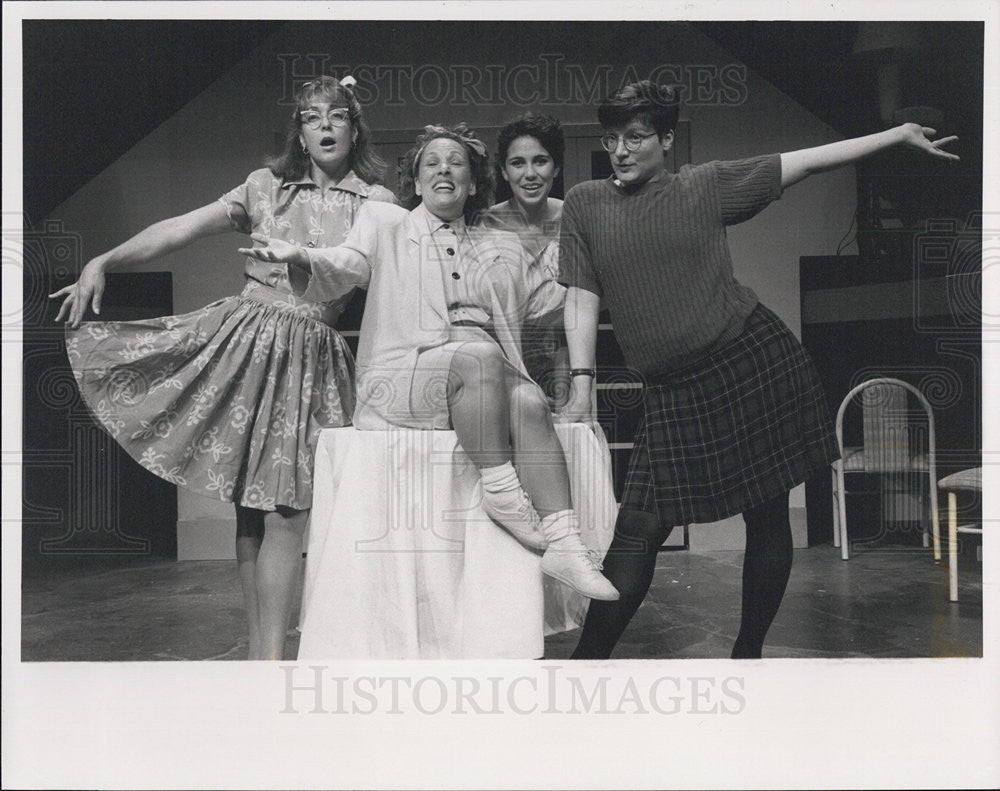 Press Photo Susan Arnold Rochelle Rosenthal Katie O&#39;Shaughnessy ANGRY HOUSEWIVES - Historic Images