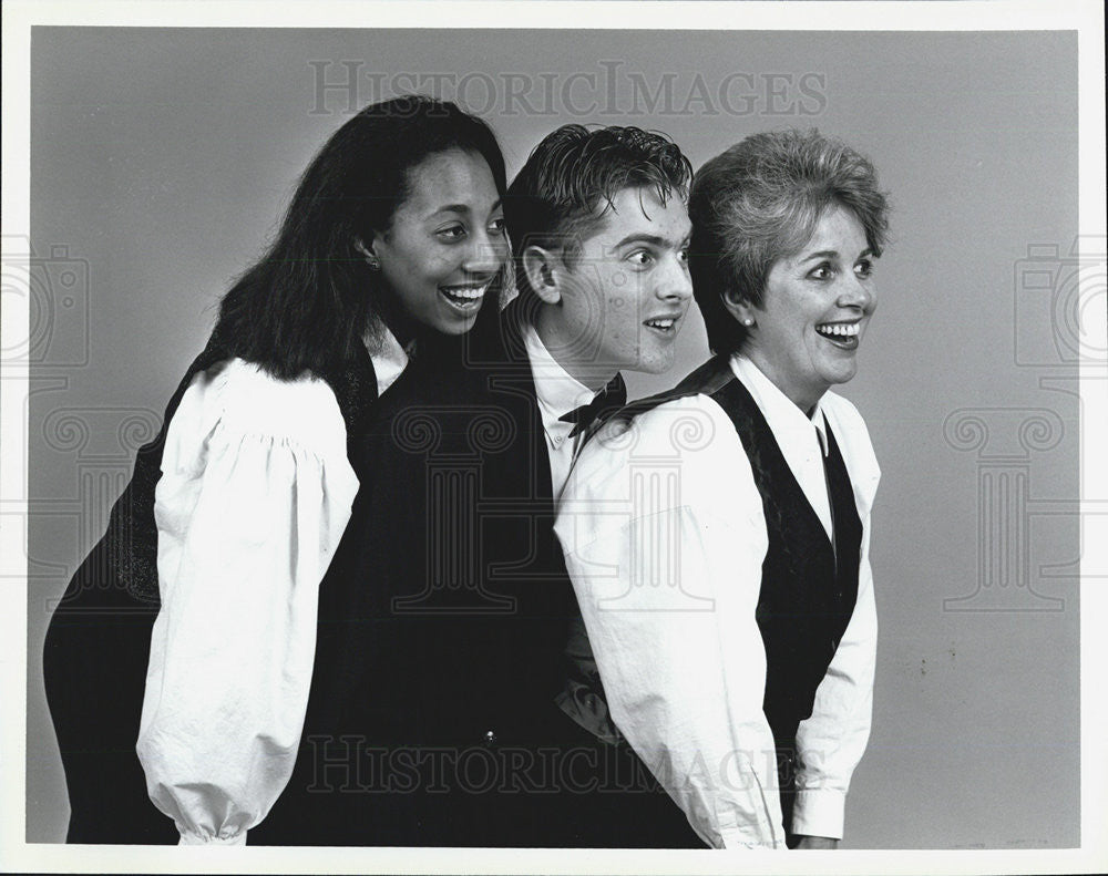 Press Photo Catherine Worth,Chet Holowicki &amp; Dianne Sievers - Historic Images