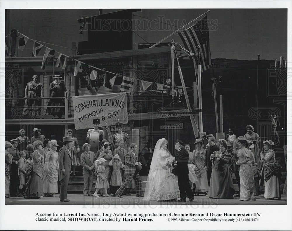 1993 Press Photo Scene From Classic Musical &quot;Showboat&quot; Directed By Harold Prince - Historic Images