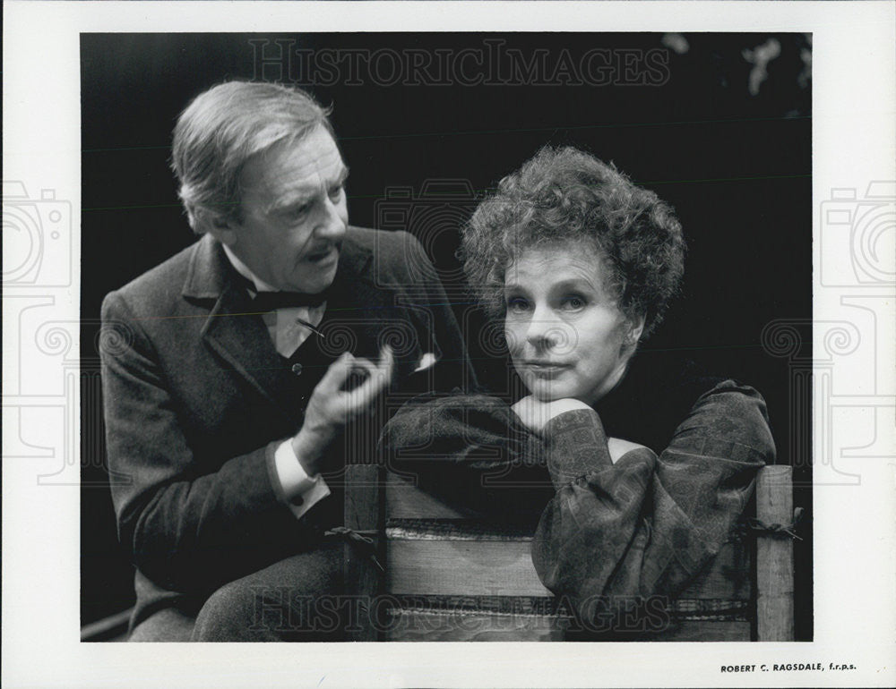 1980 Press Photo Richard Curnock Pat Galloway THE SEAGULL Stratford Festival - Historic Images