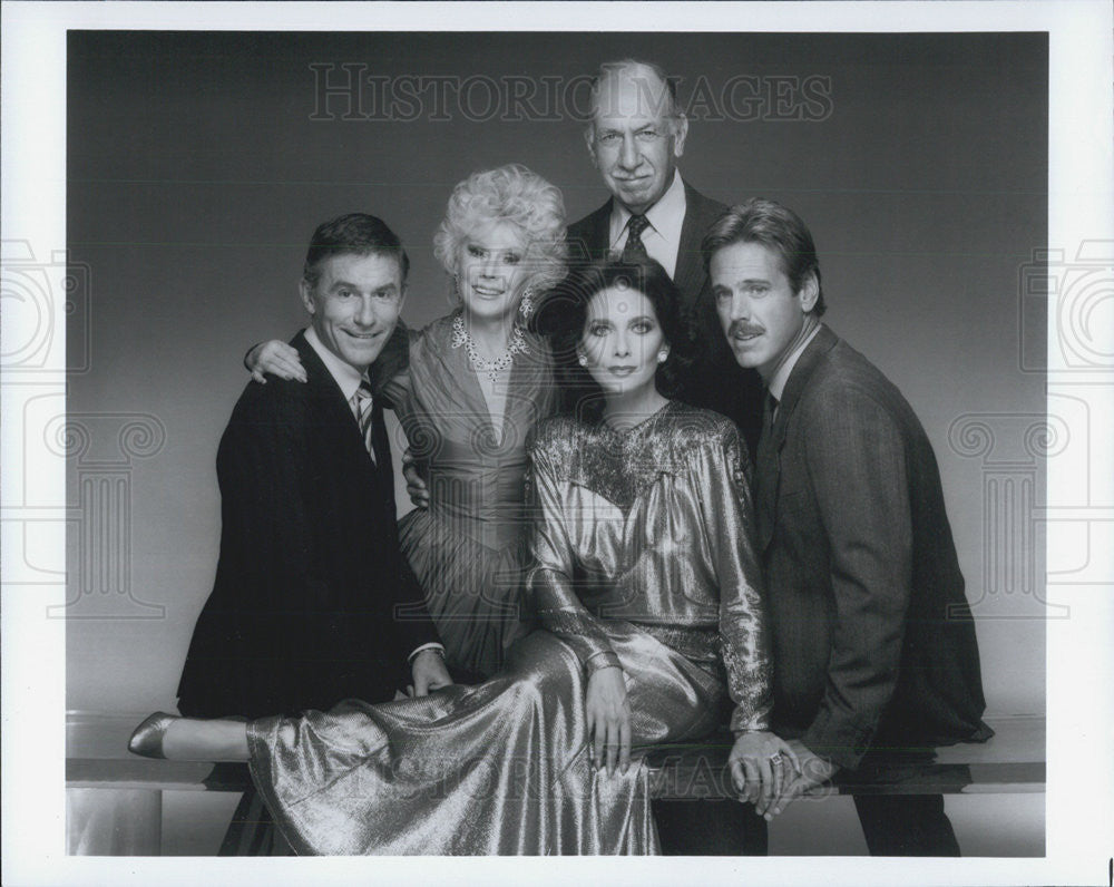 1986 Press Photo Actors from CBS&#39; &quot;Bridges to Cross&quot; - Historic Images