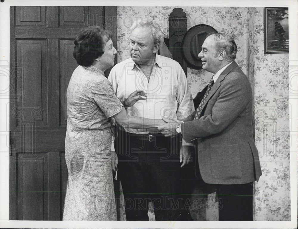 1979 Press Photo Jean Stapleton And Carroll O&#39;Connor In Archie Bunker&#39;s Place - Historic Images