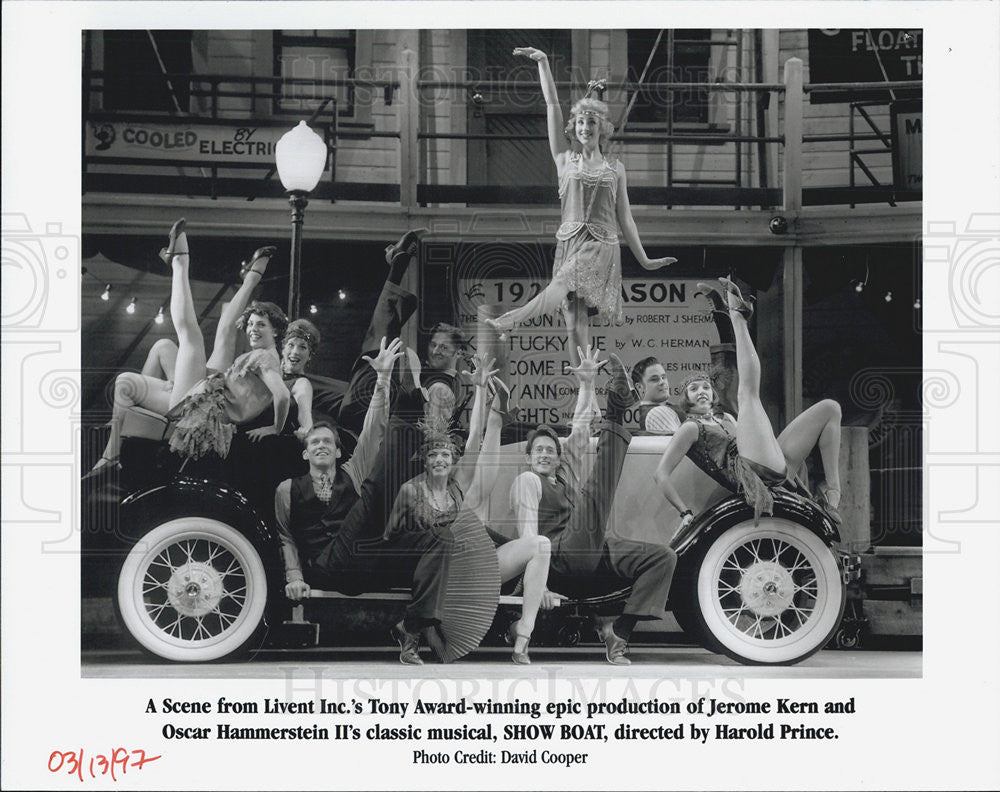 1997 Press Photo Tony Award winning musical Show Boat - Historic Images