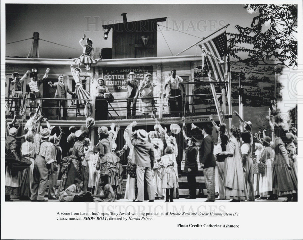 Press Photo Show Boat, A Tony Award winning musical - Historic Images