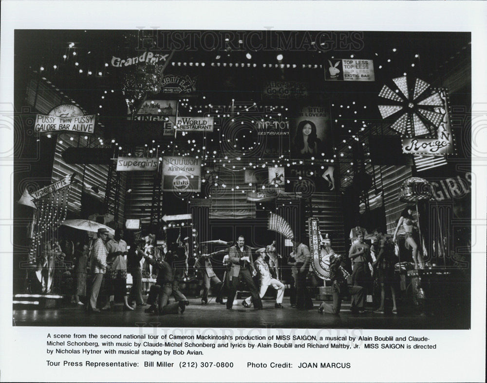 Press Photo The musical Miss Saigon - Historic Images