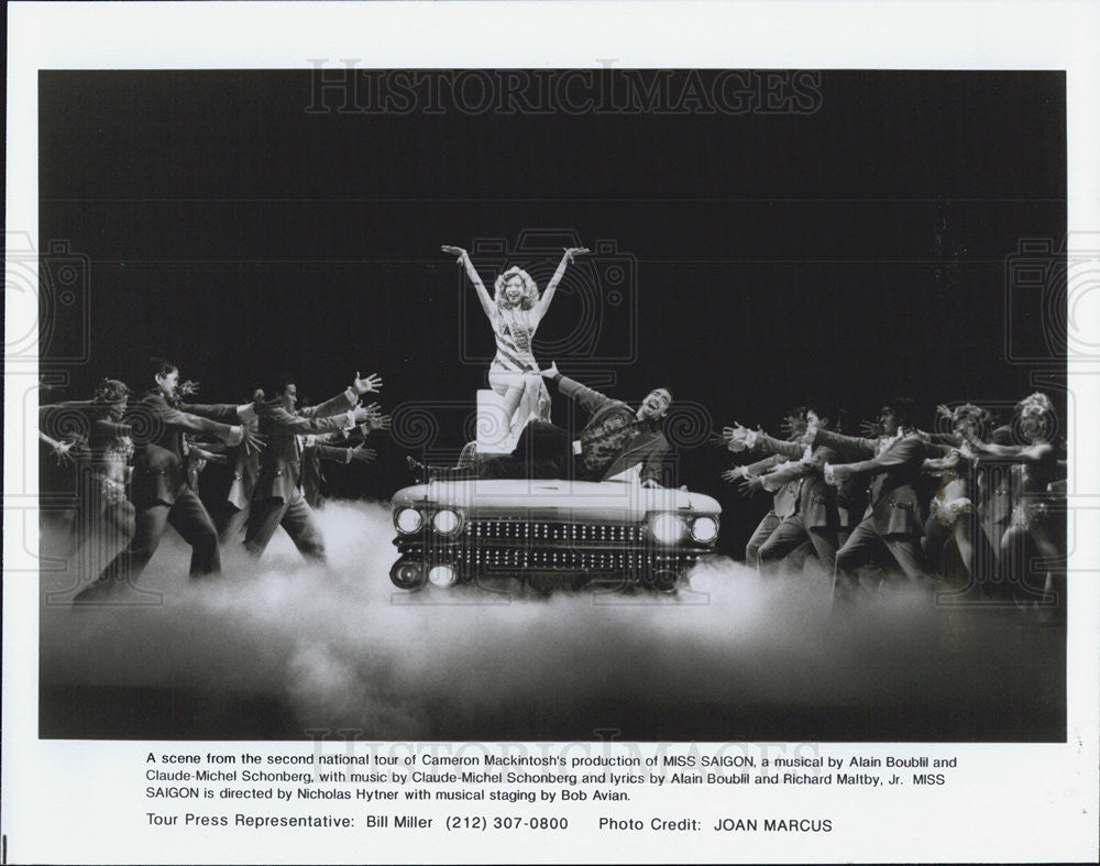 Press Photo scene from Cameron Mackintosh&#39;s Production of Miss Saigon - Historic Images