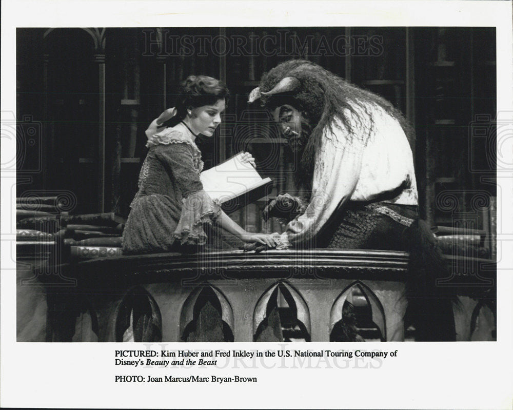 Press Photo Kim Hubert Fred Inkley U.S. National Touring Company of Di ...