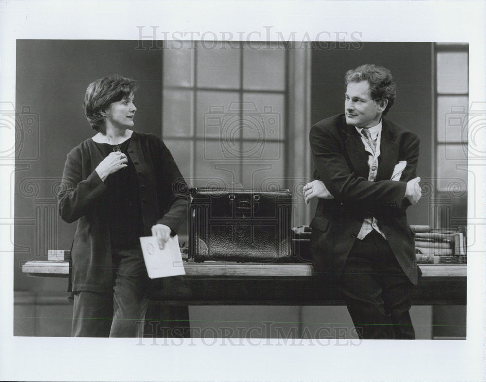 Press Photo Blair Brown and Victor Garber in the plat Arcadia - Historic Images