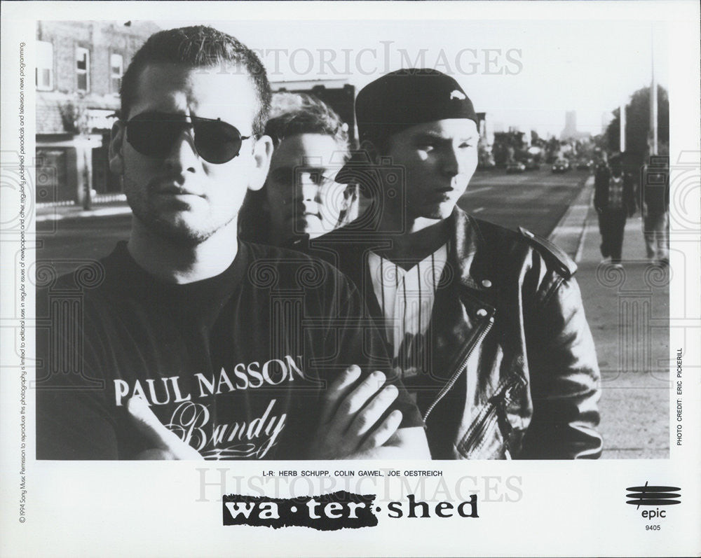 Press Photo Musical Group Water Shed - Historic Images