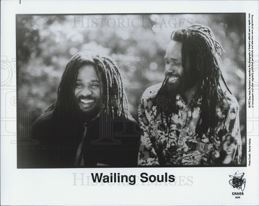 1992 Press Photo Wailing Souls Jamaican reggae vocal group Musicians Singers - Historic Images