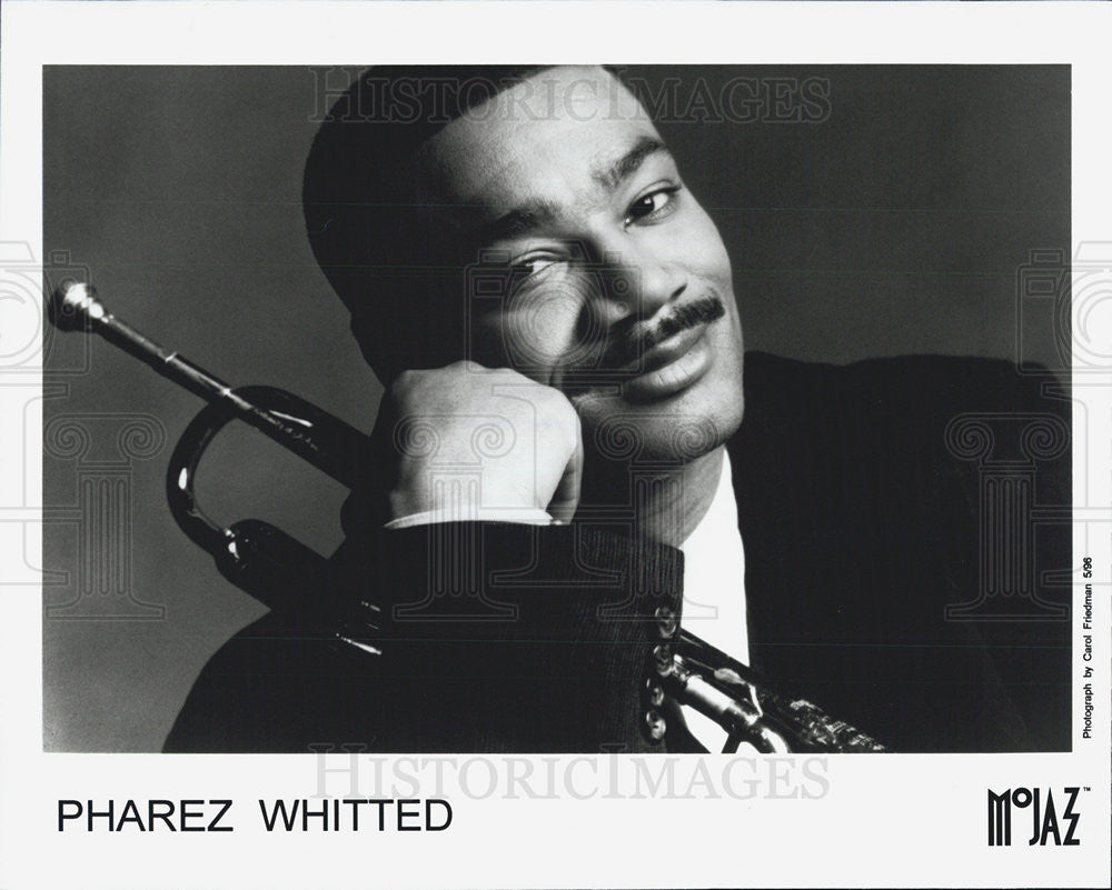 Press Photo Pharez Whitted American jazz trumpeter, composer, and producer. - Historic Images