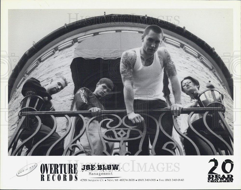 Press Photo Musical Group Joe Blow - Historic Images