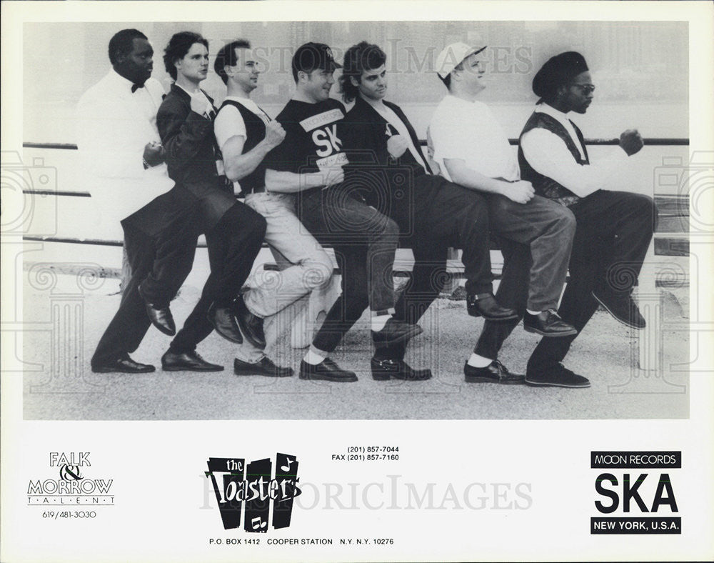 Press Photo Musical Group The Toasters - Historic Images