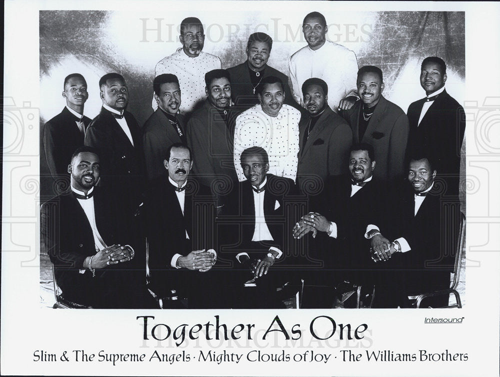 Press Photo Musical Group Together As One - Historic Images