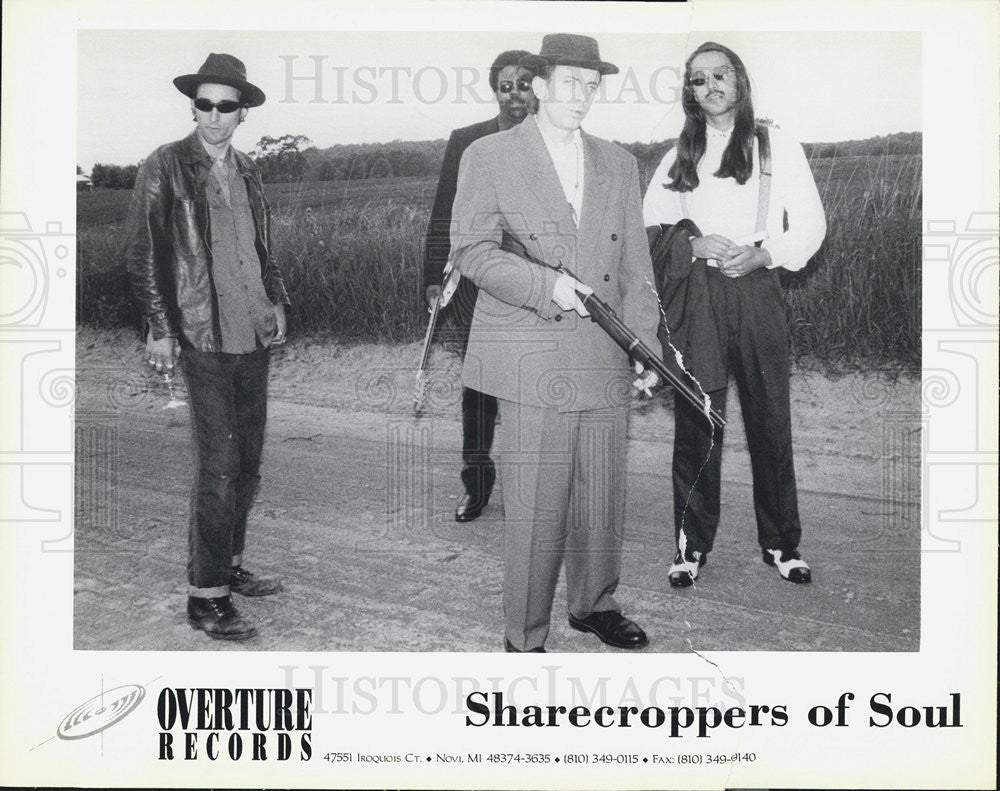 Press Photo Sharecroppers of Soul Musicians recording artists - Historic Images