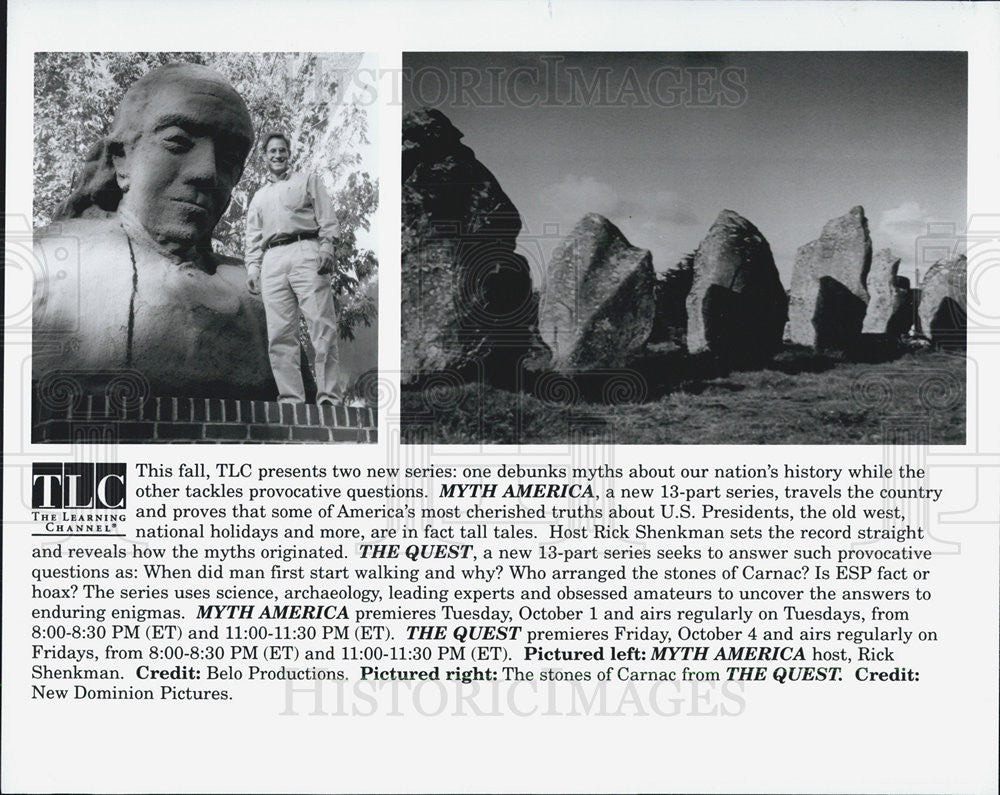 Press Photo Rick Sherman, Myth America, The Quest - Historic Images