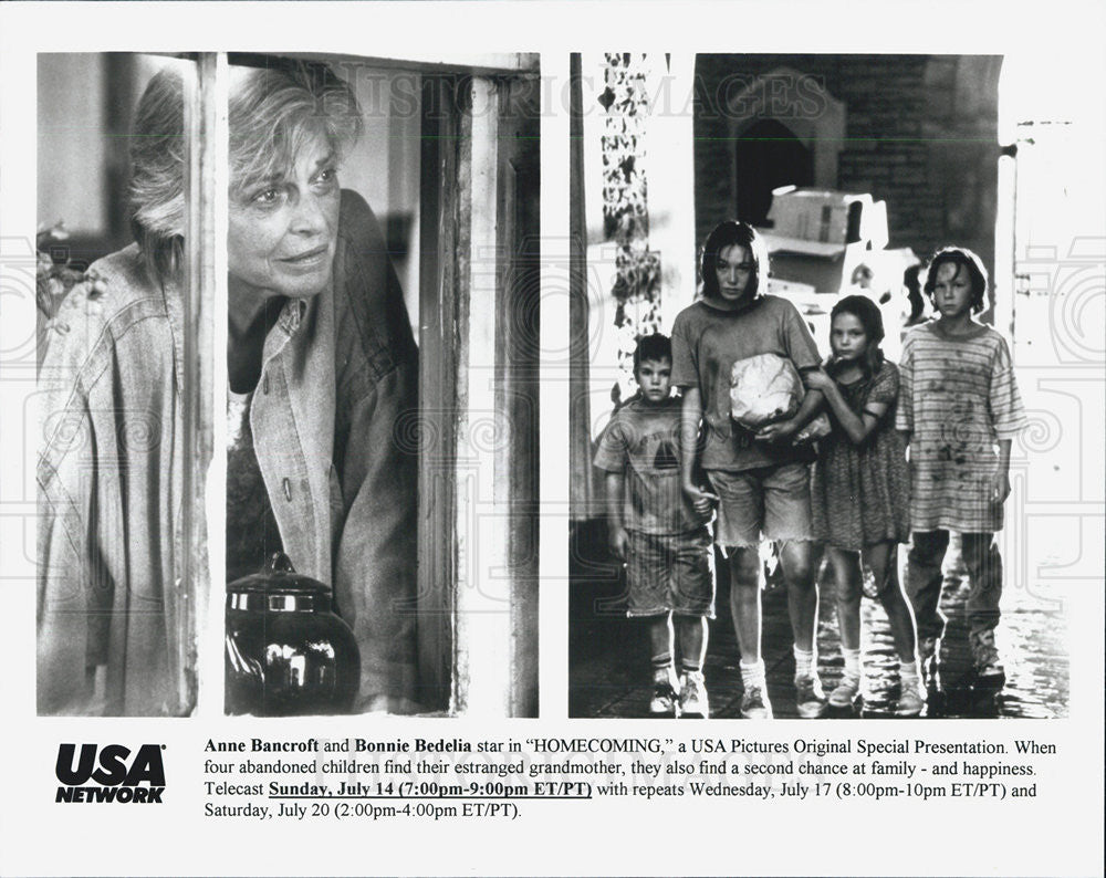 1996 Press Photo Anne bancroft and Bonnie Bedelia in Homecoming - Historic Images