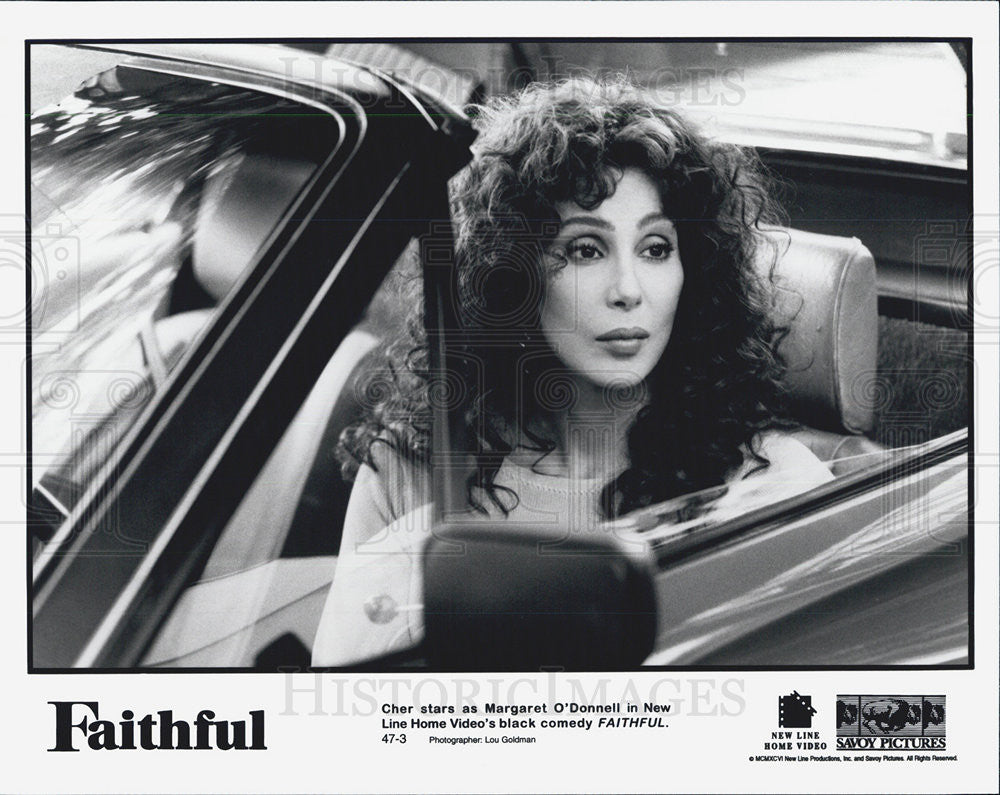 1996 Press Photo Cher in &quot;Faithful&quot; - Historic Images