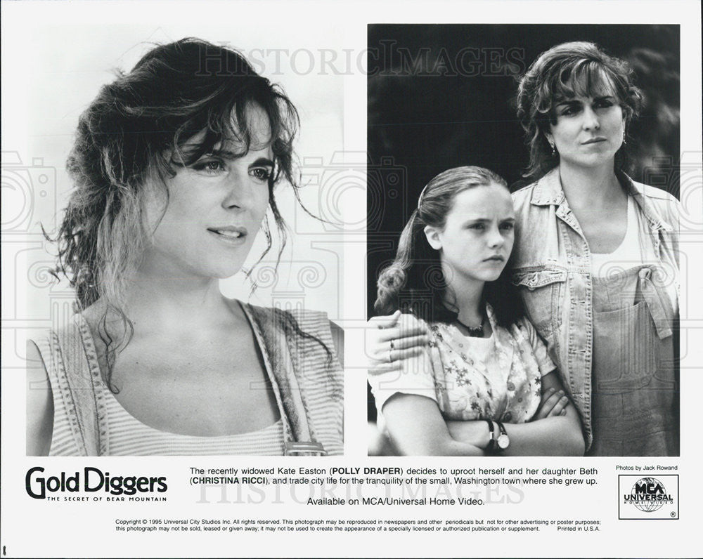 1995 Press Photo Actors Polly Draper &amp;Christina Ricci - Historic Images