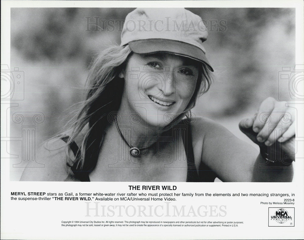 1994 Press Photo Actress Meryl Streep in &quot;The River Wild&quot; - Historic Images