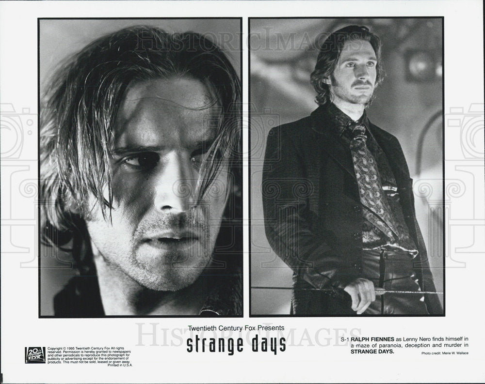 1995 Press Photo Ralph Fiennes in &quot;Strange Days.&quot; - Historic Images