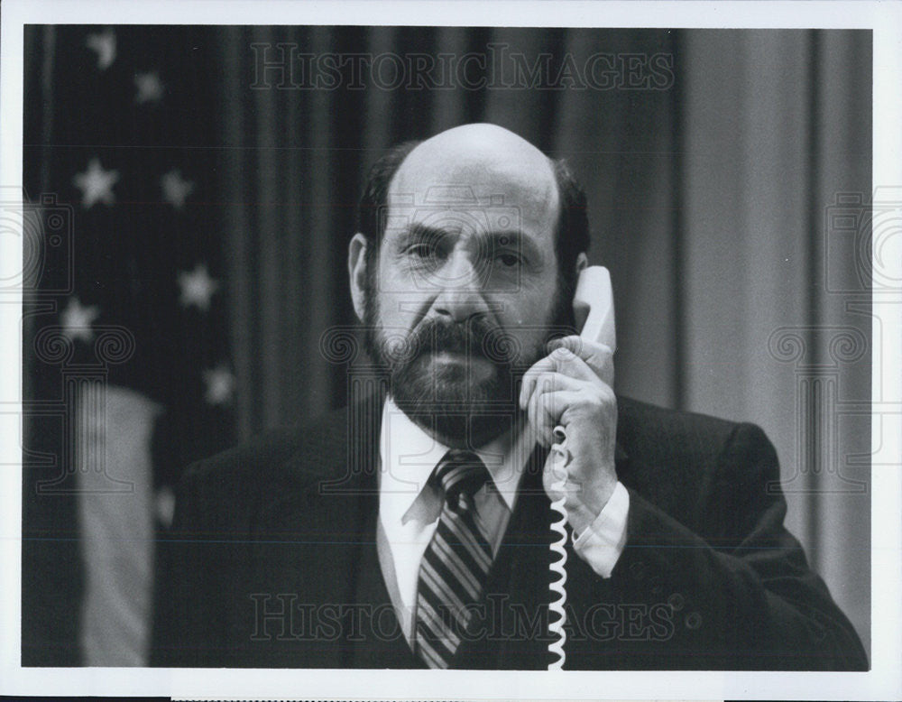 1985 Press Photo Actor Herschel Bernardi ABC Television 