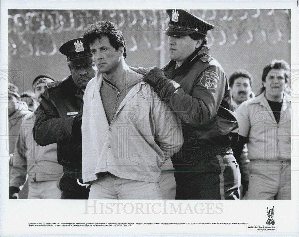 Press Photo Sylvester Stallone, Lock Up - Historic Images