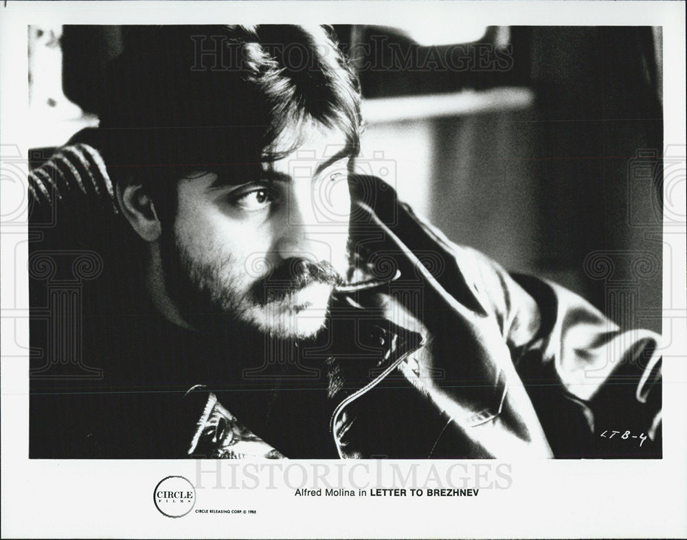 1985 Press Photo British-American Actor Alfred Molina in &quot;Letter To Brezhnev&quot; - Historic Images