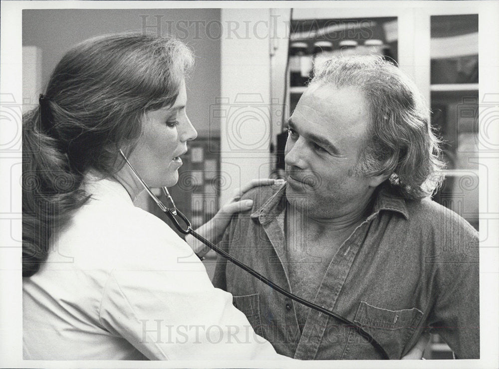 1986 Press Photo Actors Patricia Kalember And Michael Hogan In &quot;Kay O&#39;Brien&quot; - Historic Images