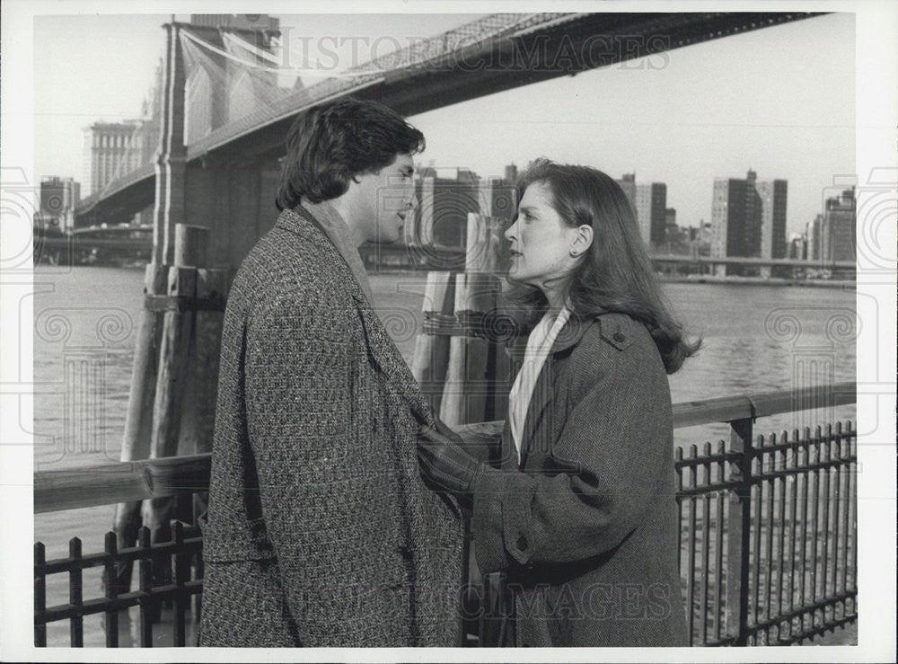 1986 Press Photo Actors Patricia Kalember And Franc Luz Star In &quot;Kay O&#39;Brien&quot; - Historic Images