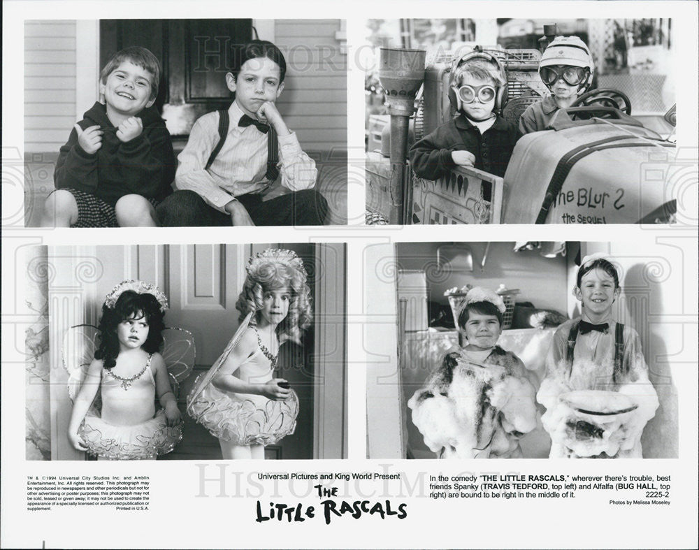 1994 Press Photo Spanky And Alfalfa In The Little Rascals 4 Shots Travis Tedford - Historic Images