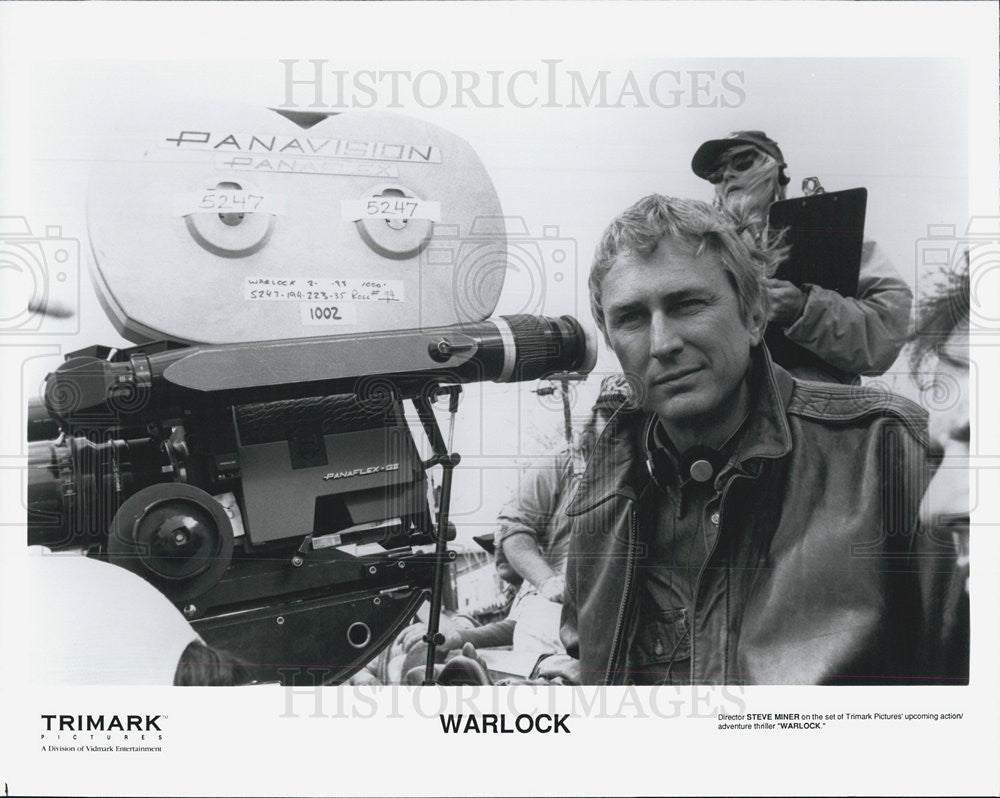 1989 Press Photo Steve Minor/Producer/Director/Warlock - Historic Images